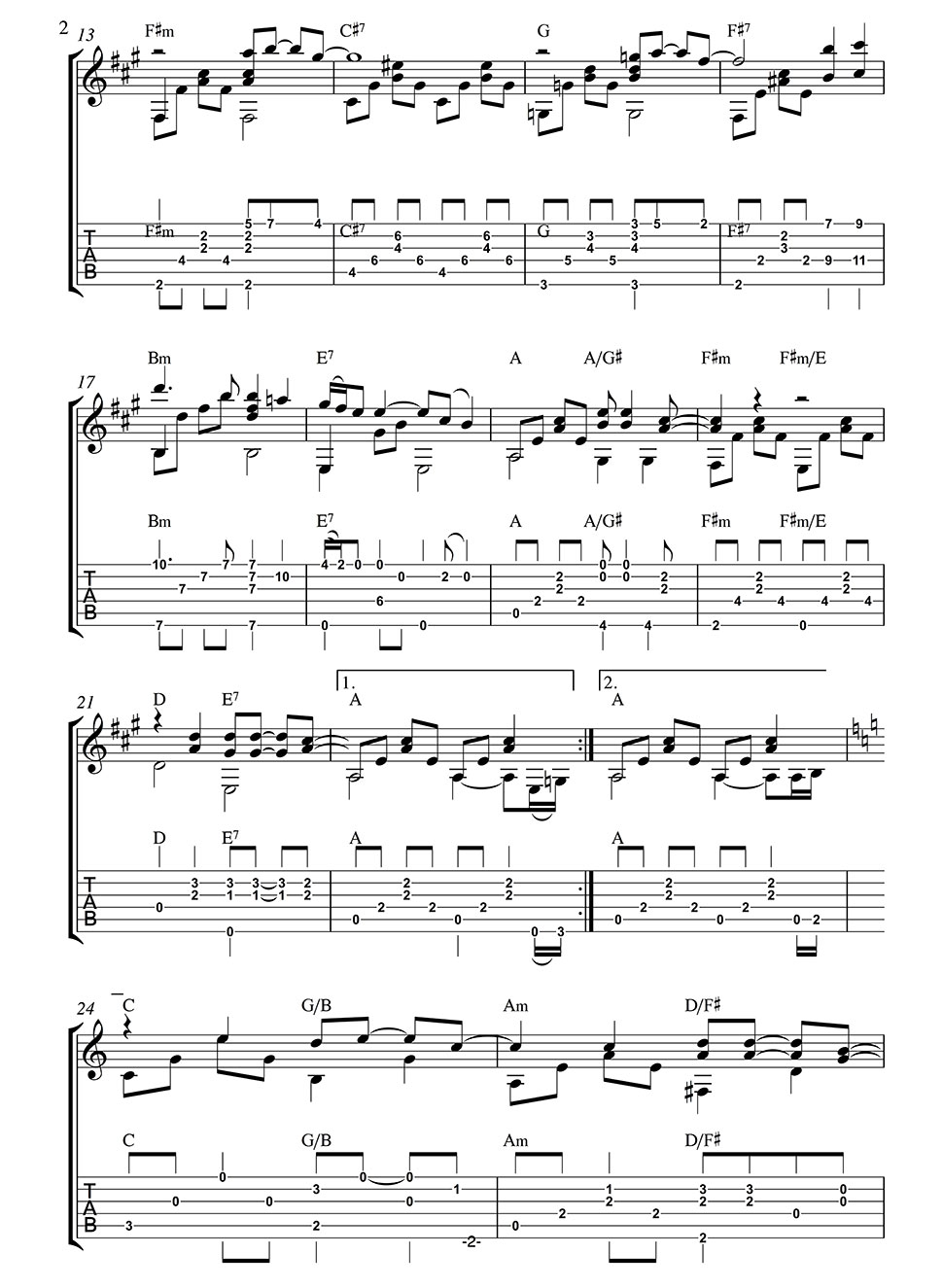 Tears In Heaven Guitar Sheet Pdf