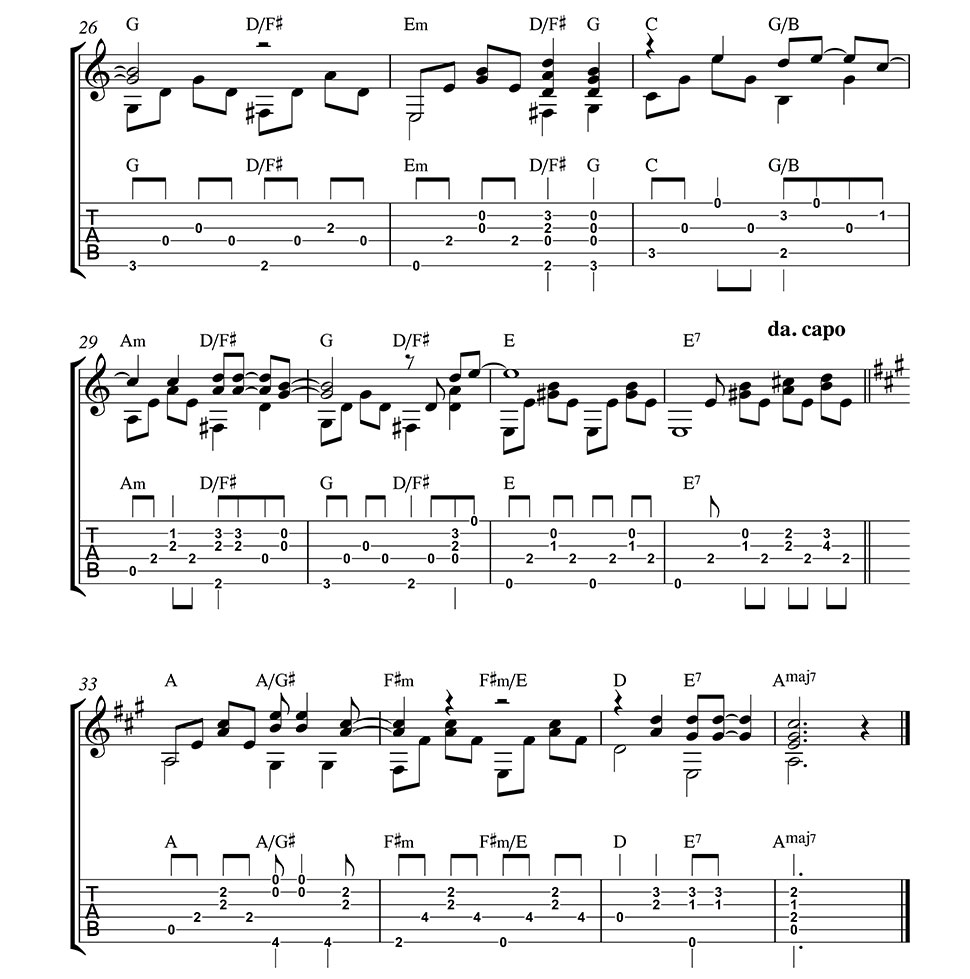 Tears In Heaven Sheet Music | Eric Clapton | Guitar Tab (Single Guitar)